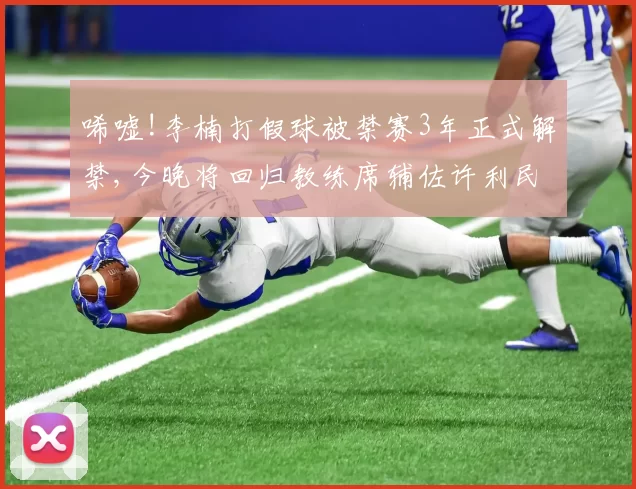 唏嘘!李楠打假球被禁赛3年正式解禁,今晚将回归教练席辅佐许利民